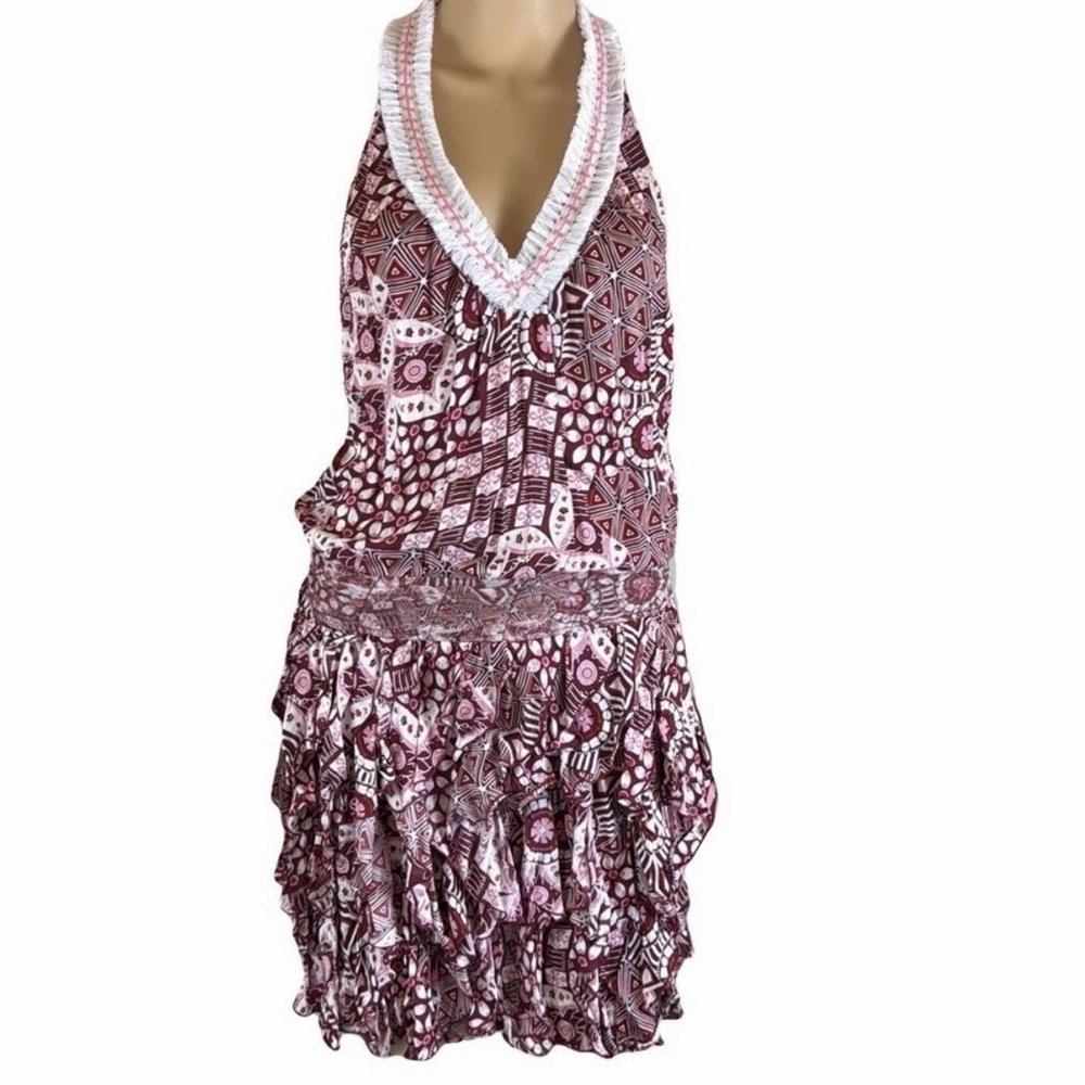 Poupette St. Bart V-Neck Maxi Dress Size M